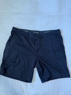 L.L. Bean Men's Navy Cargo Shorts
